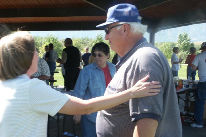 Dr. Stelting at NBC sponsored picnic.
