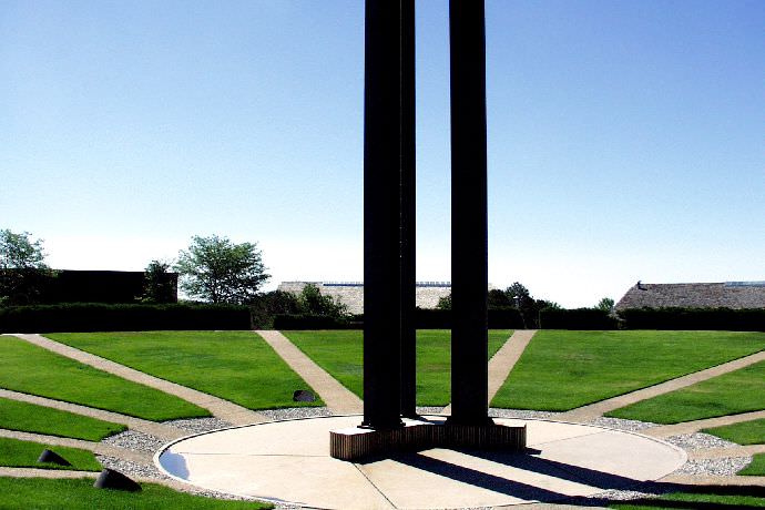 Here is Apostles Court just a few days before the Torch Ceremony that is held during graduation wee