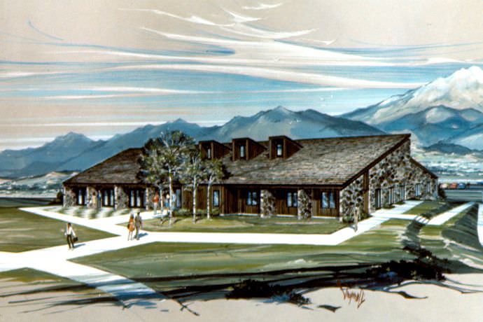 This is the architect's conceptual drawing of Oliver.
