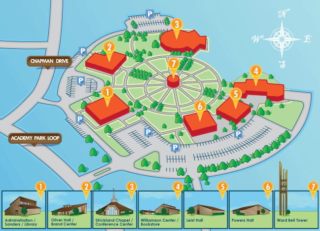 Nazarene Bible Campus Map