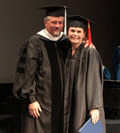 Alan Lyke and Daughter at Graduation