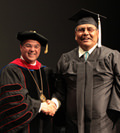 Dr. Graves and Raymond Long at Graduation