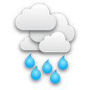 Rain (with a chance of 1–3 in. of snow) throughout the day.