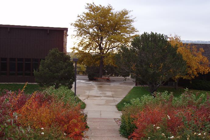 Early fall brings many color changes to the campus.